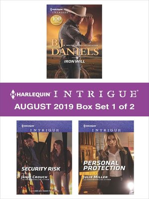 cover image of Harlequin Intrigue August 2019, Box Set 1 of 2